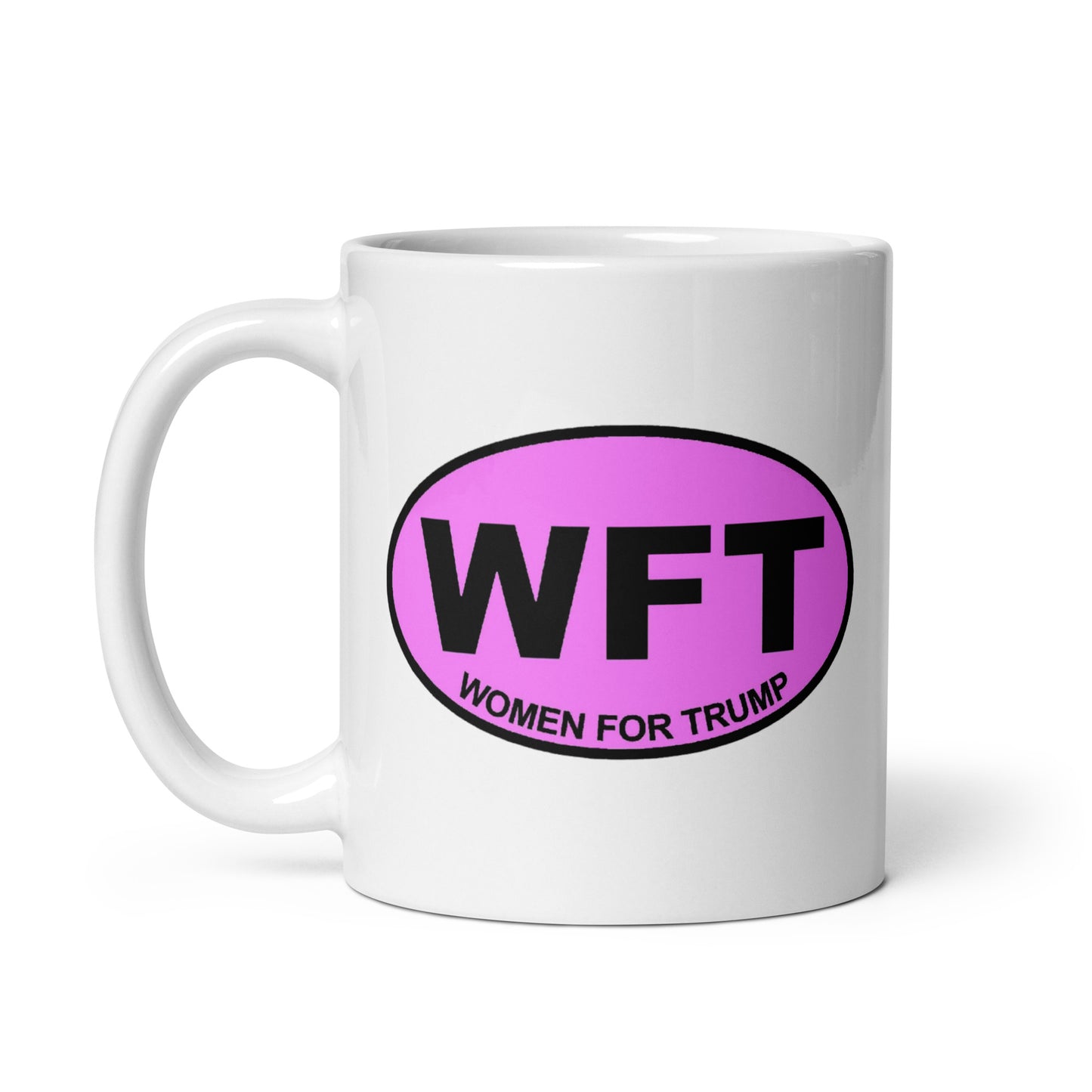 Women For Trump White Glossy Mug