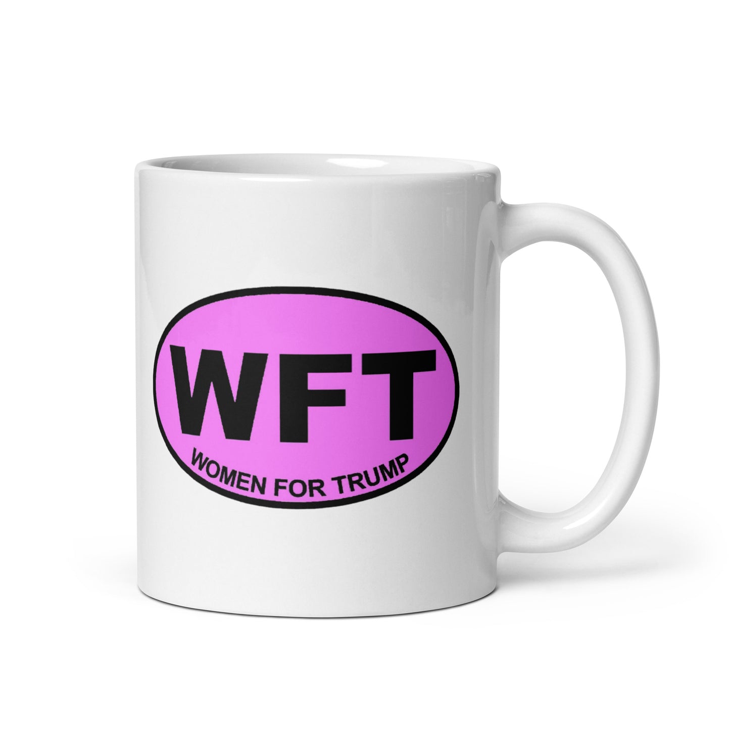Women For Trump White Glossy Mug