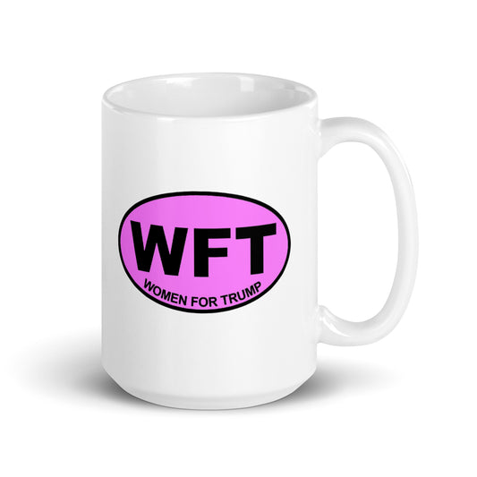 Women For Trump White Glossy Mug